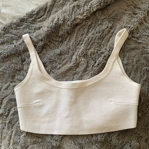 WHITE BABATON BRA TOP